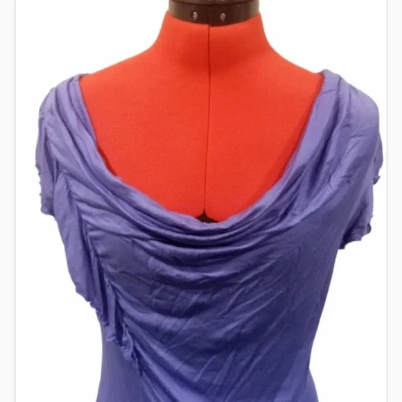 Banana Republic Purple Swoopneck - Picture 5 of 8